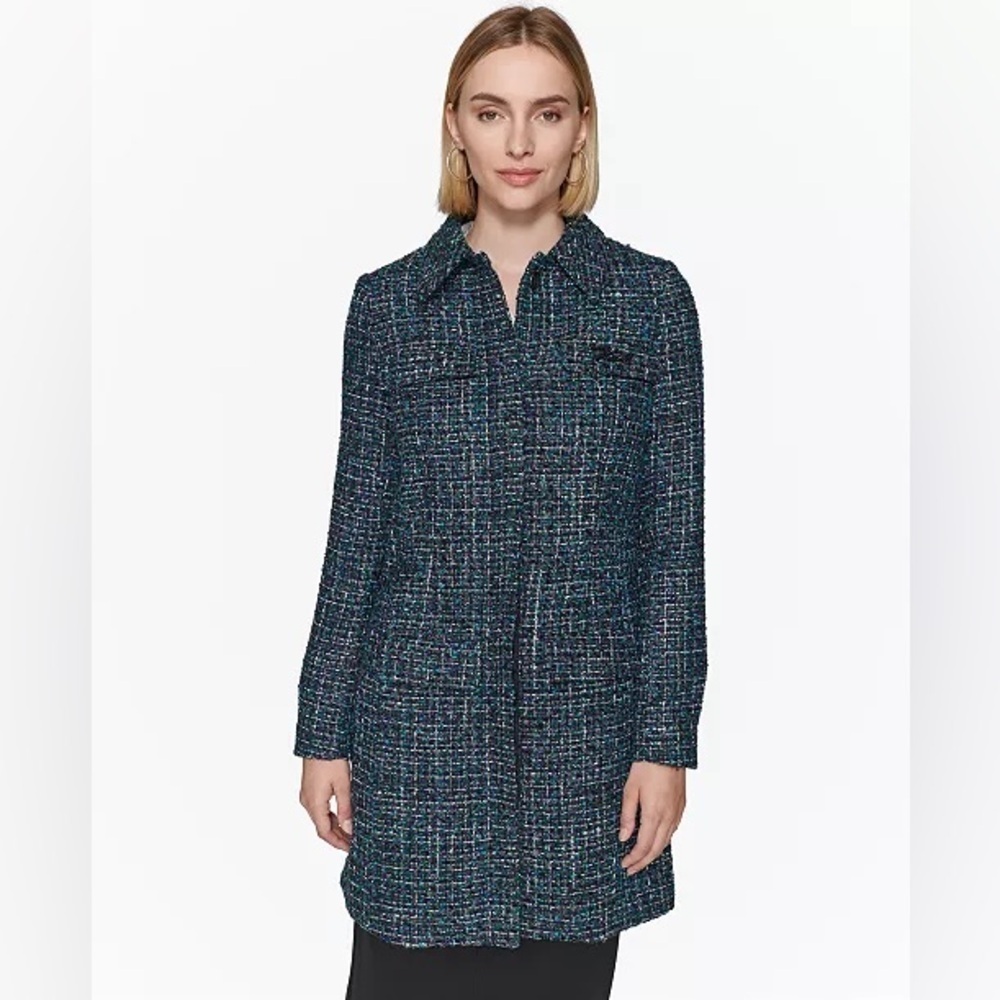 Elegant Tweed Women's Coat